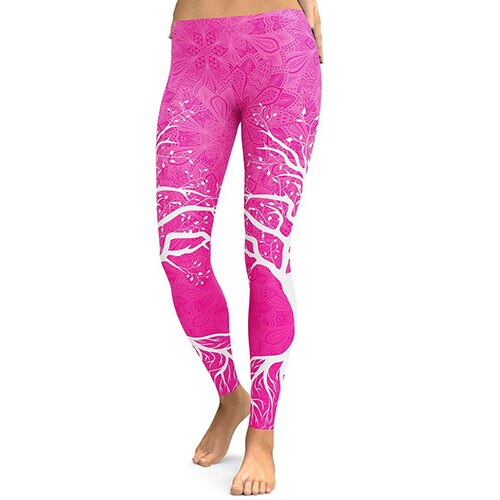 Arrival Tree Digital Printed Leggings Women Hight Waist Plus Size Leggins