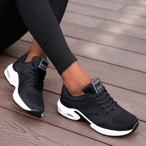 Women Running Shoes Breathable Casual Shoes Outdoor Light Weight Sports Shoes Casual Walking Sneakers Tenis Feminino Shoes