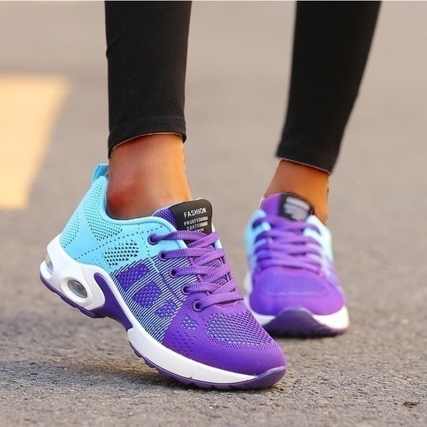 Women Running Shoes Breathable Casual Shoes Outdoor Light Weight Sports Shoes Casual Walking Sneakers Tenis Feminino Shoes