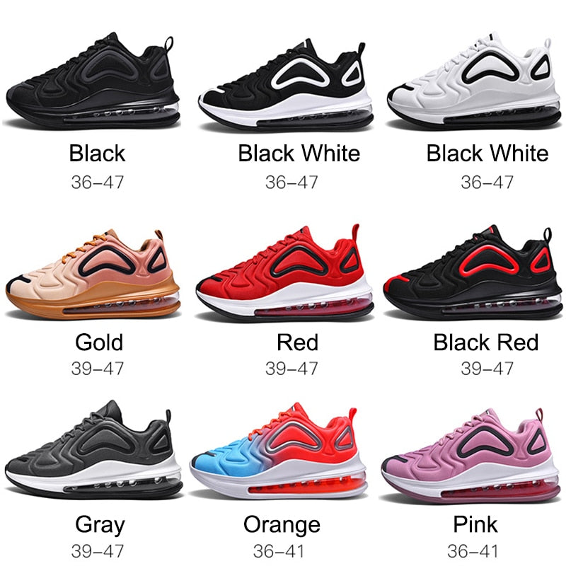 Air Cushion Running Shoes Men Lightweight Sneakers Men Outdoor Lightweight Big Size Sport Tennis New Fashion White Sneakers