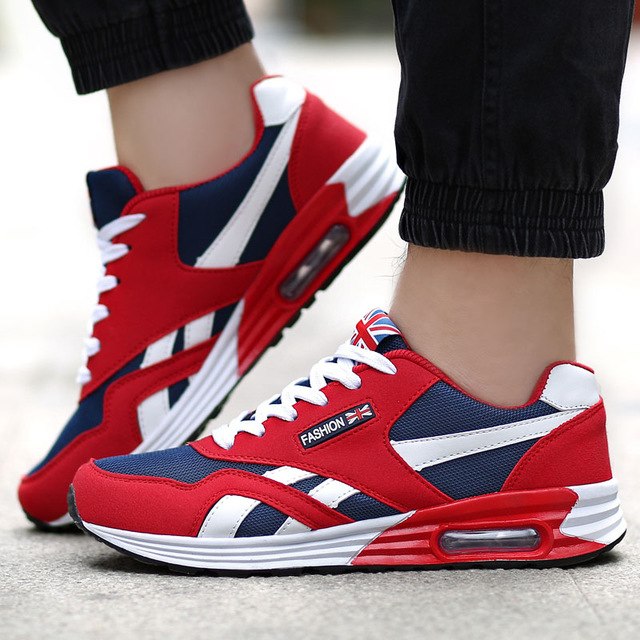 Men Running Shoes Breathable Trainers Sneakers Male Jogging Sports Shoes Bounce Trend Footwear