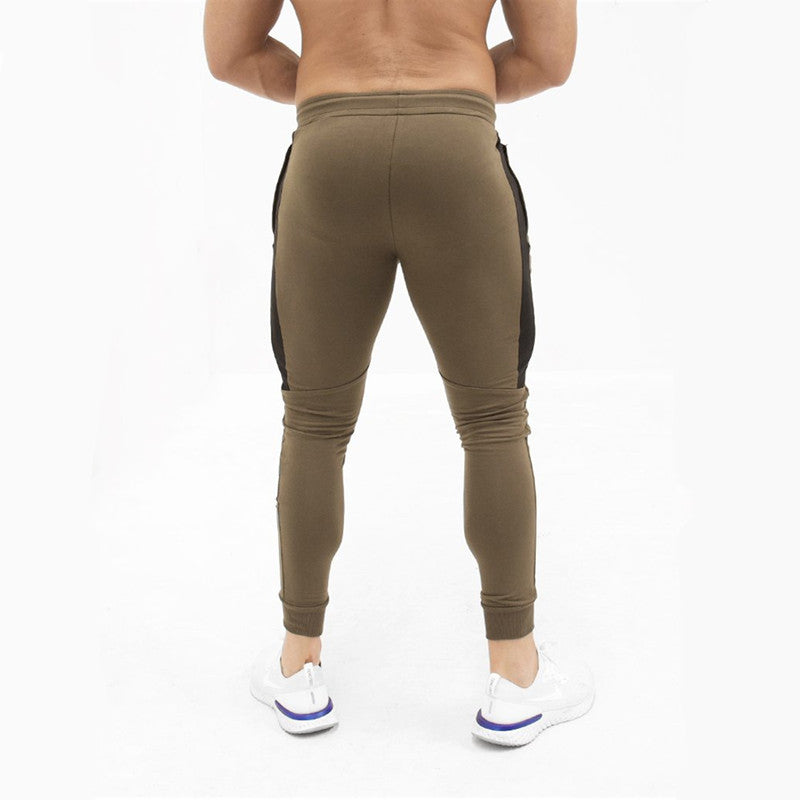 Men's Casual Fitness Joggers Pants Gyms Stretch Cotton Men Skinny Sweatpants