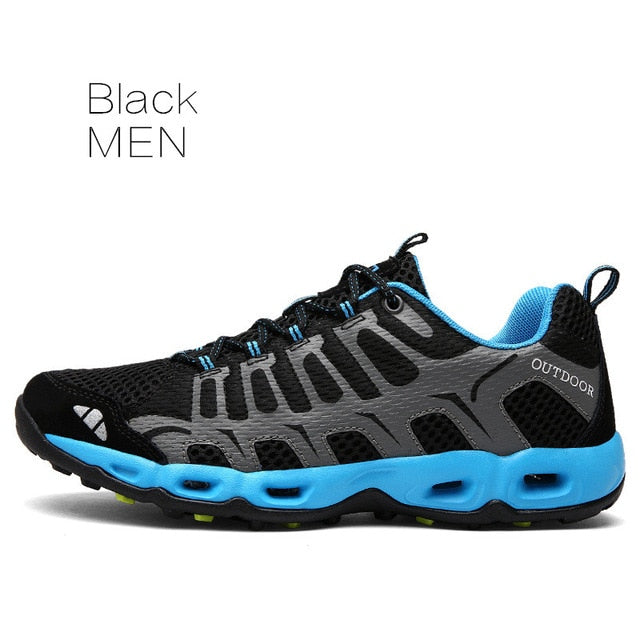 Breathable Sports Shoes Men Women Outdoor Sneakers Cushioning Running Shoes Men Walking Camping Running Trekking Water Sneakers