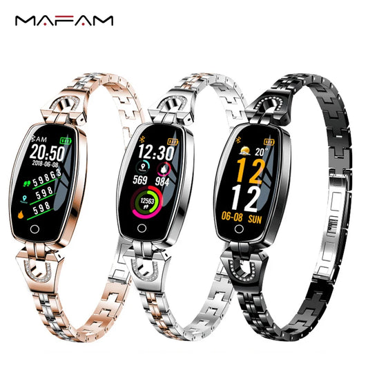 H8 Smart Band Women Blood Pressure Step Fitness Tracker Heart Rate Monitor Smart Bracelet Multiple Sport Waterproof Wristband