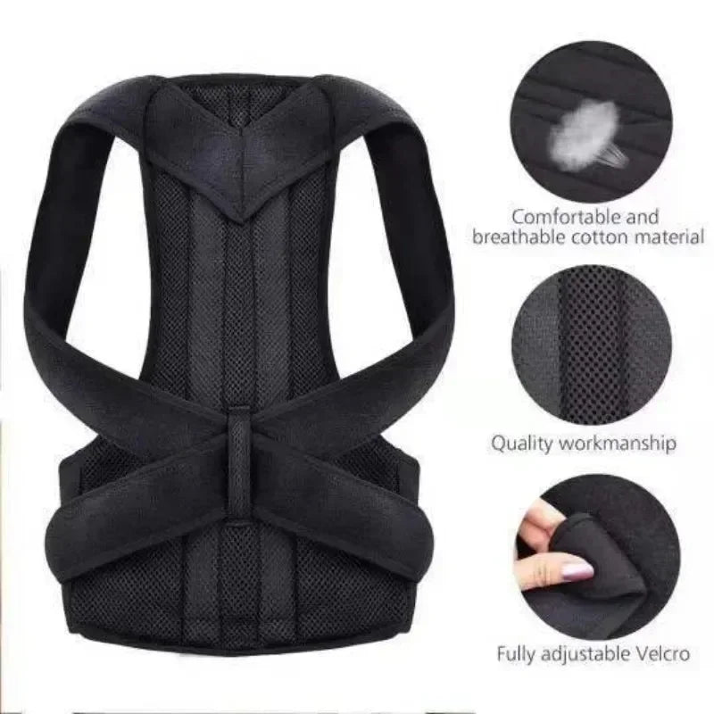 Shapers Lumbar Support Shapewear Straight Aligner Body Man Body Shaper S-3XL Belly Corset for Men Fitness Back Support Strap