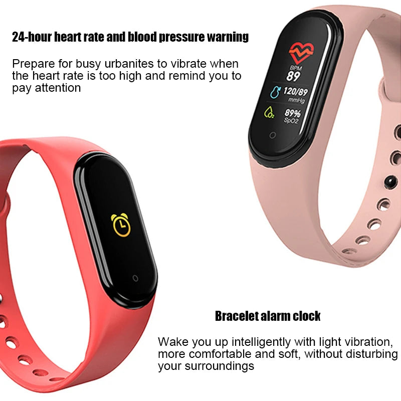 2022 New  M4 Smart Band 4 Fitness Tracker Watch Sport Bracelet Heart Rate Blood Pressure MI Smartband Monitor Health Wristband