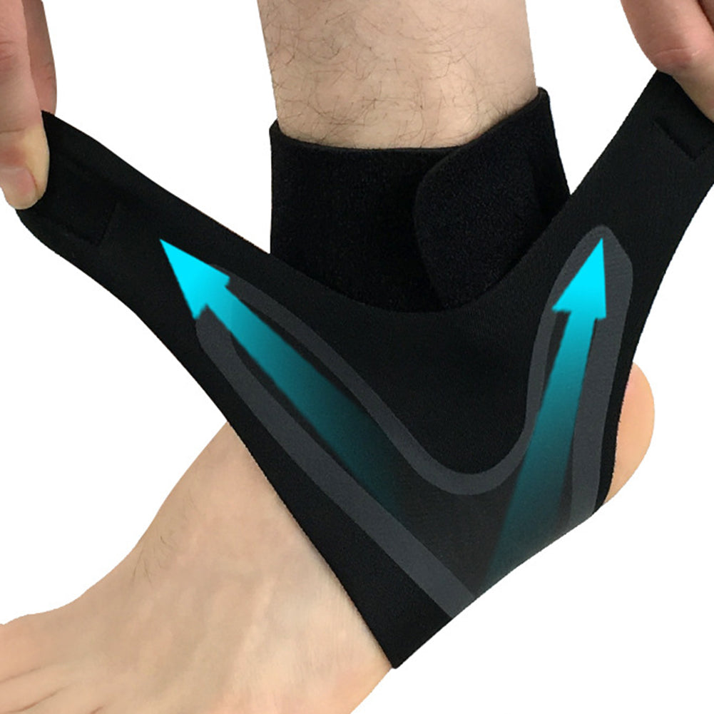 Elastic Sports Ankle Guard Protector Cuff Basketball Climbing Foot Bracer Sleeve