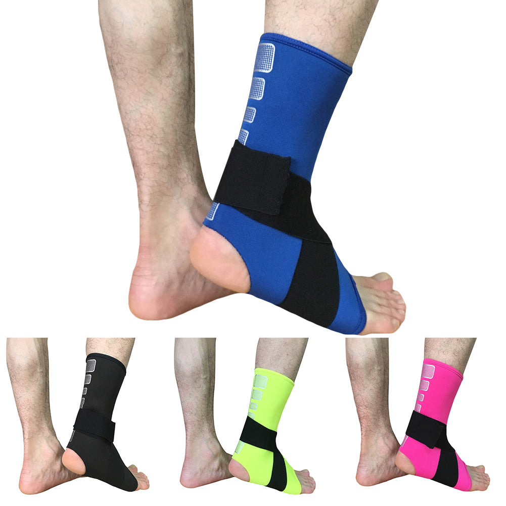 1Pc Sports Gym Adjustable Foot Support Ankle Brace Compression Strap Guard Sock