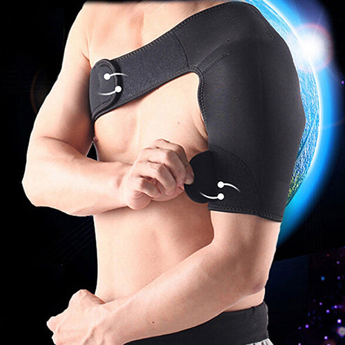 Unisex Sports Shoulder Belt Protector Adjustable Strap Left Shoulder Support Pad