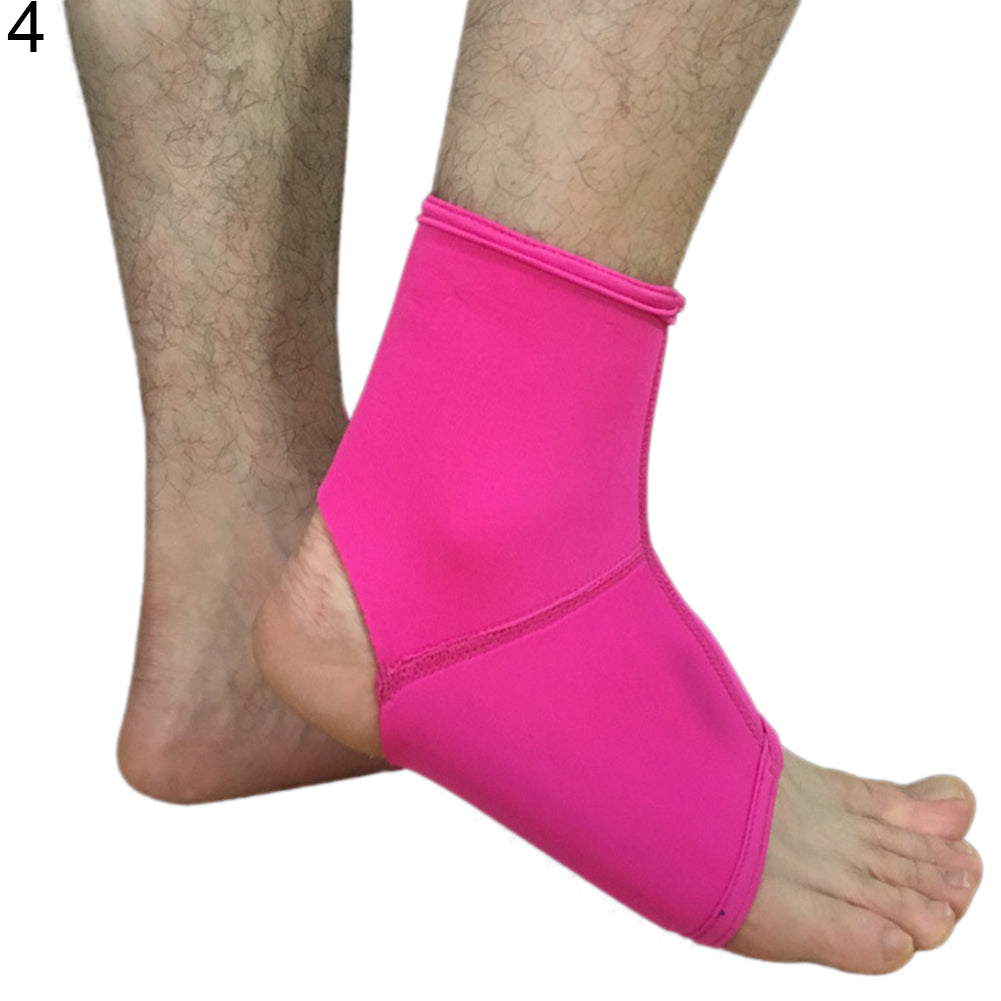 Solid Color Running Basketball Sports Sprain Ankle Protector Guard Brace Support