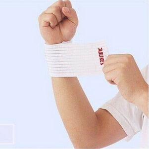 ALBREDA 1 piece Elastic Sport Bandage Wristband hand Gym Support wrist brace Wrap Tennis Cotton Weat band Fitness Powerlifting