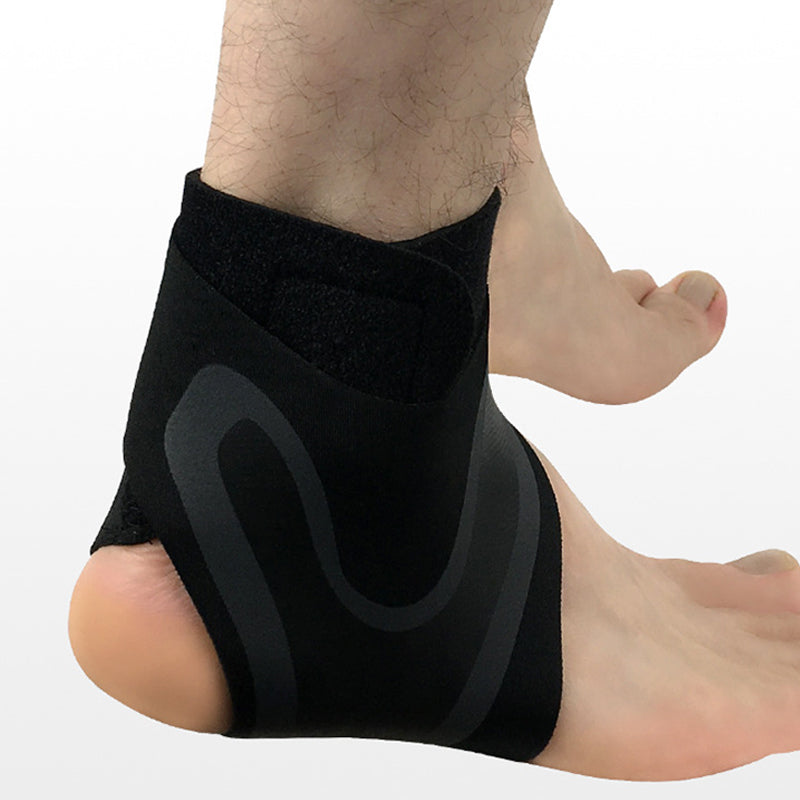 1 PCS Ankle Support Brace,Elasticity Free Adjustment Protection Foot Bandage,Sprain Prevention Sport Fitness Guard Band