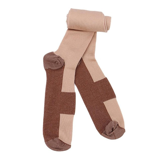 Miracle Copper Compression Socks Unisex Anti-Fatigue Compression Socks Foot Pain Relief Soft Magic Socks Men Women Leg Support