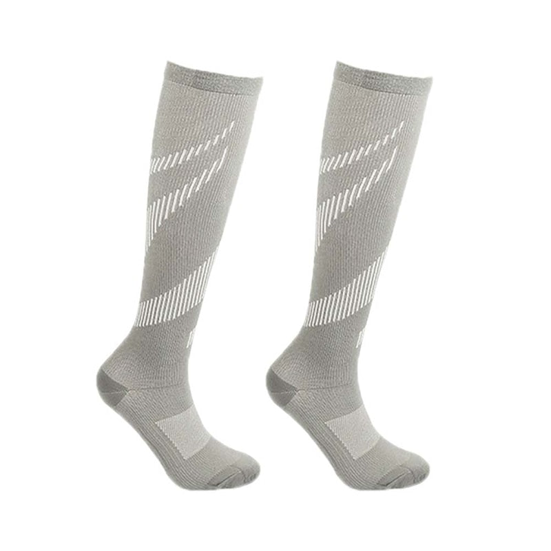 Compression Stocking Anti-slip Best for Basketball Football Outdoor Running  Socks Women Men Travel Compression Socks