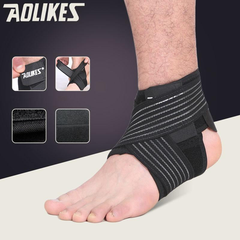 Aolikes 1PCS Ankle Protector Sports Ankle Support Elastic Ankle Brace Guard Foot Support Sports Gear Gym