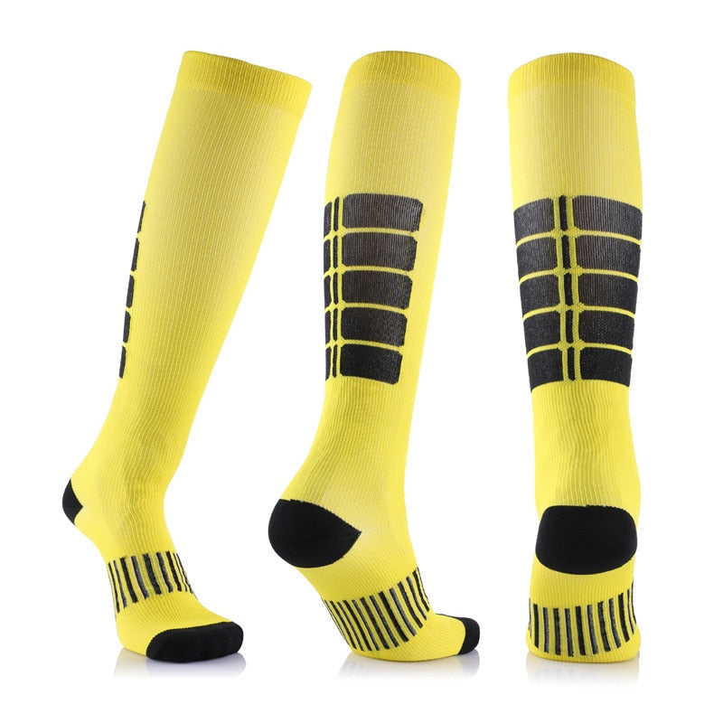 Compression Stocking Anti-slip Best for Basketball Football Outdoor Running  Socks Women Men Travel Compression Socks