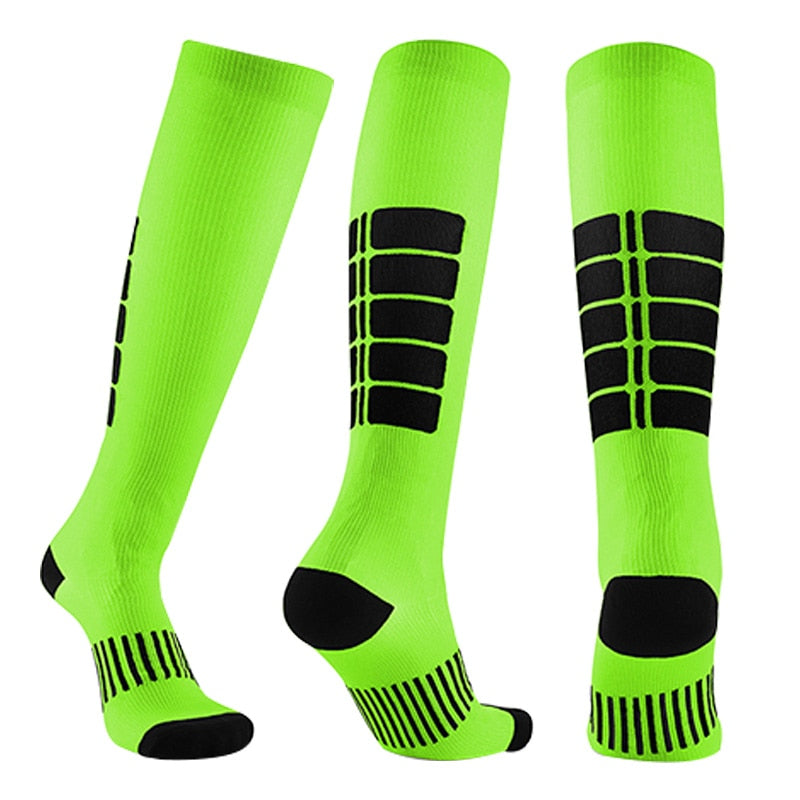 Compression Stocking Anti-slip Best for Basketball Football Outdoor Running  Socks Women Men Travel Compression Socks