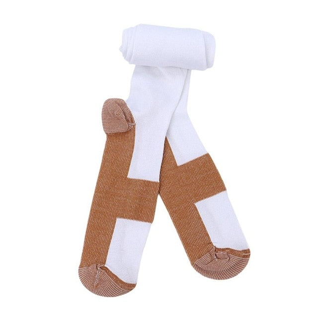 Miracle Copper Compression Socks Unisex Anti-Fatigue Compression Socks Foot Pain Relief Soft Magic Socks Men Women Leg Support