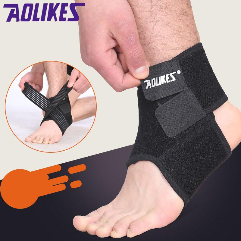 Aolikes 1PCS Ankle Protector Sports Ankle Support Elastic Ankle Brace Guard Foot Support Sports Gear Gym