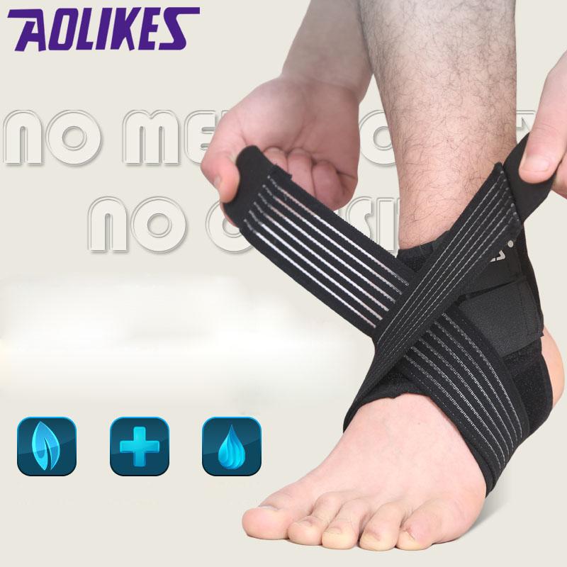 Aolikes 1PCS Ankle Protector Sports Ankle Support Elastic Ankle Brace Guard Foot Support Sports Gear Gym