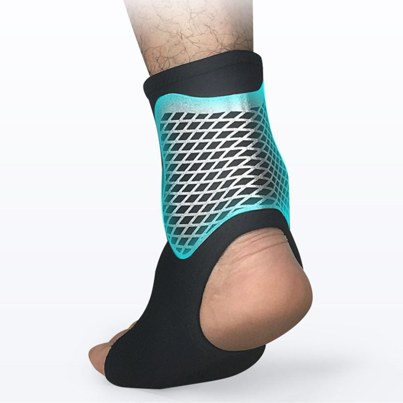 1pcs Ankle Support Compression Strap Achilles Tendon Brace Sprain Protect Ankle Brace Support Pad Adjustable Ankle Protector Football