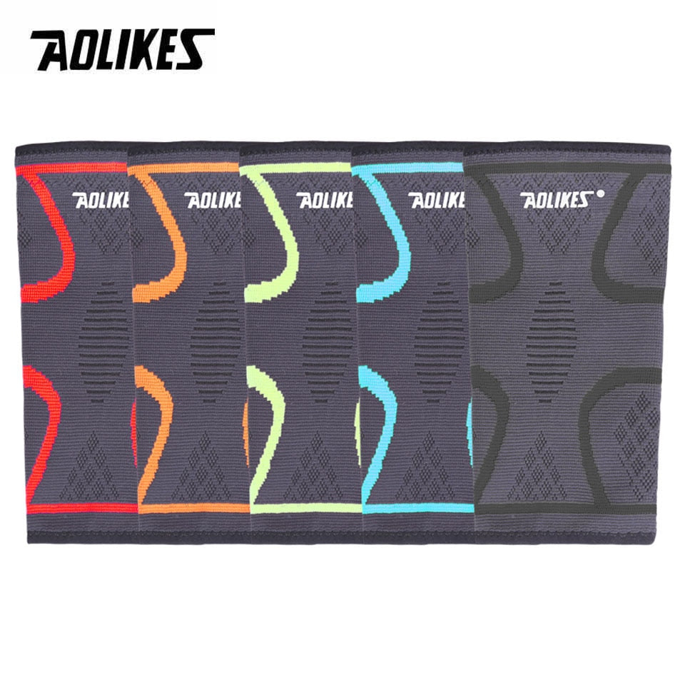 AOLIKES 1PCS Elbow Support Elastic Gym Sport Elbow Protective Pad Absorb Sweat Sport Basketball Arm Sleeve Elbow Brace